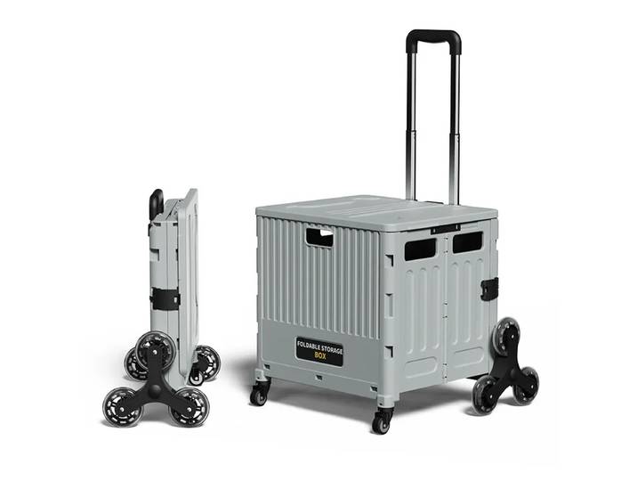 Sac de voyage de qualité, pliable, pour le camping, le rangement à domicile, chariot de courses, chariot de courses pliable portable, chariot d'extérieur