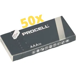 500x Duracell Procell MN2400 Micro Batterie