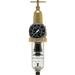 Druckluft-Filterregler 16 bar Anschluss: G1/4 + G3/8 Durchfluss: 910 l/min