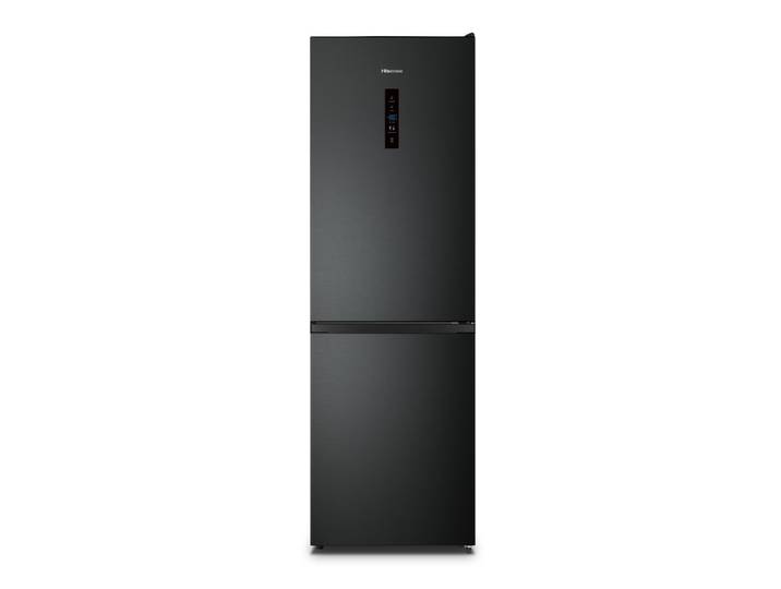 HISENSE Kühl-/Gefrierkombination RB390N4C , Energieeffizienz: D, silber (schwarz), Rechtsanschlag, Kühlschränke, Außen-Display, Kühl-/Gefrierkombination