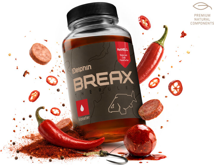 Booster Delphin BreaX/HotHELL Robin red-Chilli-Saucisse/250ml Robin red-Chilli-Saucisse/250ml
