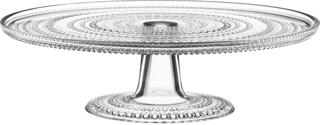 iittala Fuente para tarta Kastehelmi . Cristal