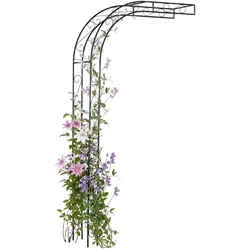 Relaxdays, Pflanzen Zubehör, Rosenbogen (39 cm, 125 cm)