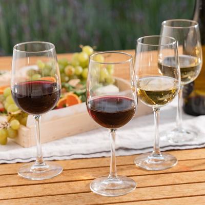 Libbey Vina Tall Wine Glasses, 16-ounce, Set of 12 - Set of 12