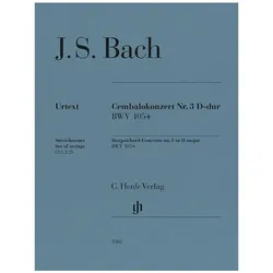Johann Sebastian Bach - Cembalokonzert Nr. 3 D-dur BWV 1054, Fachbücher