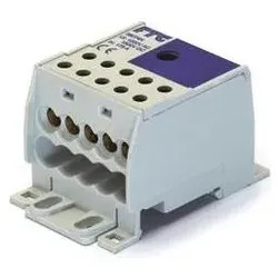 Simet, Verteilerschrank Zubehör, Blauer 1-Potenzialverteilerblock (82121003)