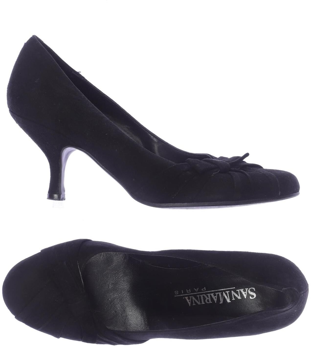san marina Damen Pumps, Schwarz, Gr. EU 36, kein / Etikett - Second Hand