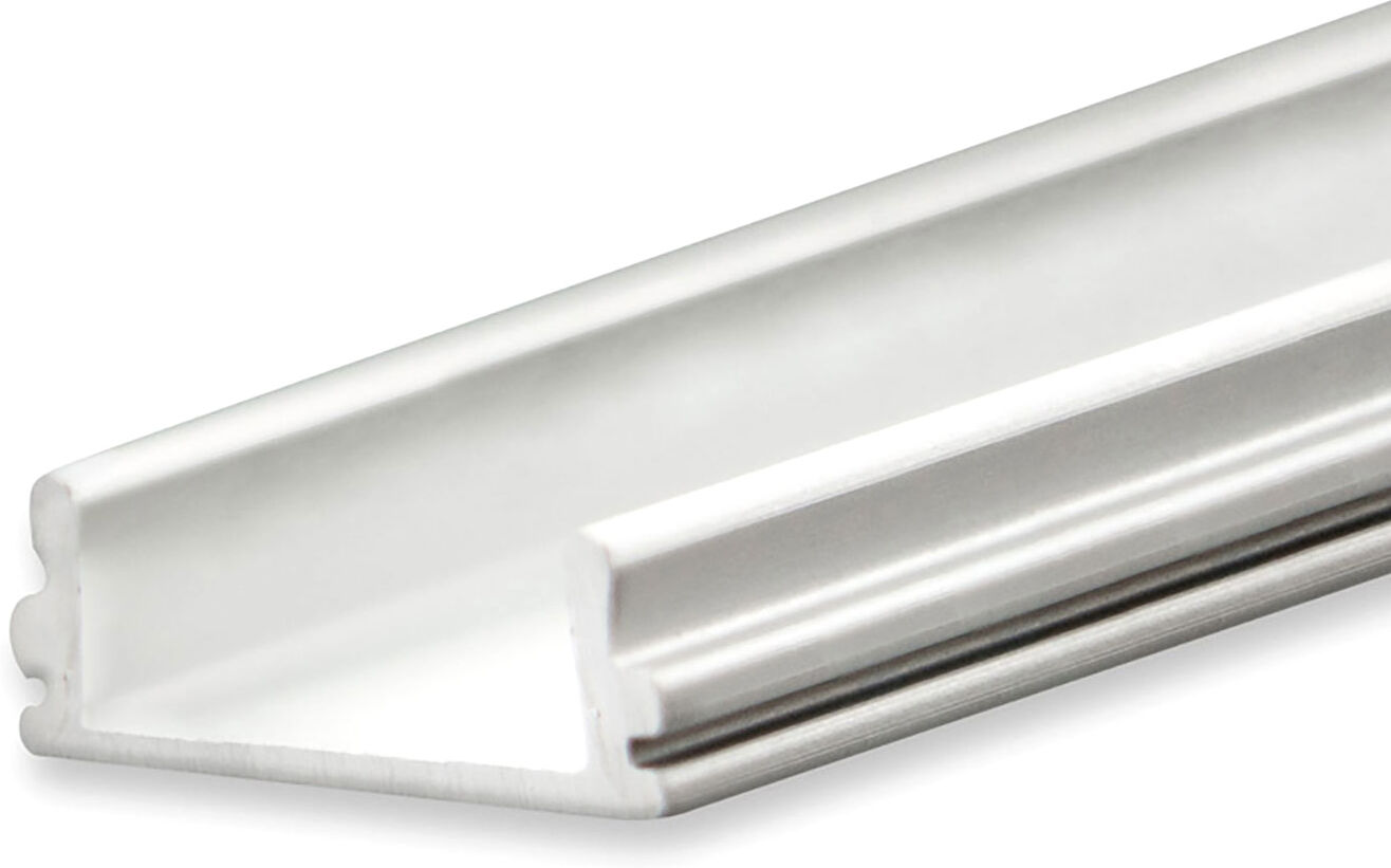 Isoled Led Aufbauprofil Surf12 Borderless Flat Aluminium Eloxiert, 300cm