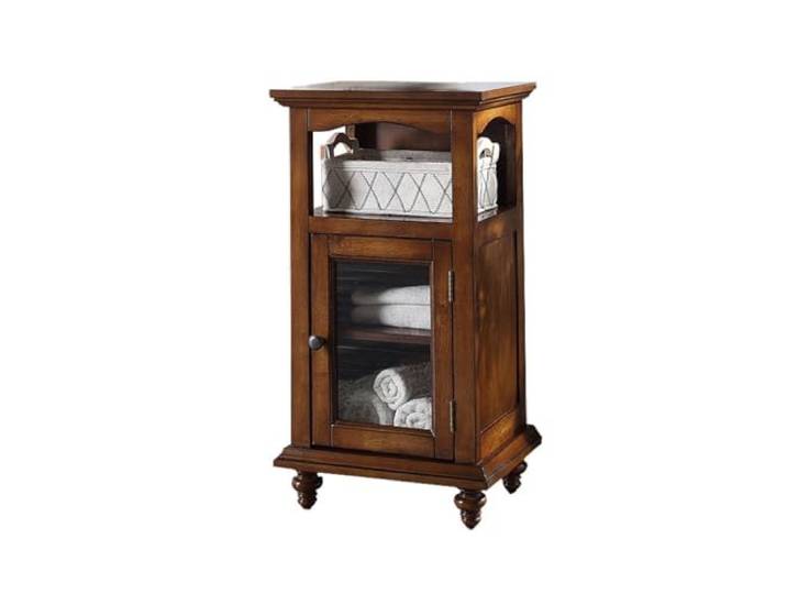 YCCHAH Bett mit Stauraum Nordischer Stil Kleine Kommode Wohnzimmer Schlafzimmer Lagerschrank Einzeltürschrank Nachttisch Desktop