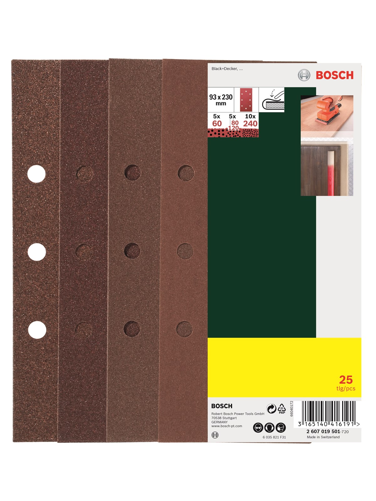 Bosch sanding sheet set