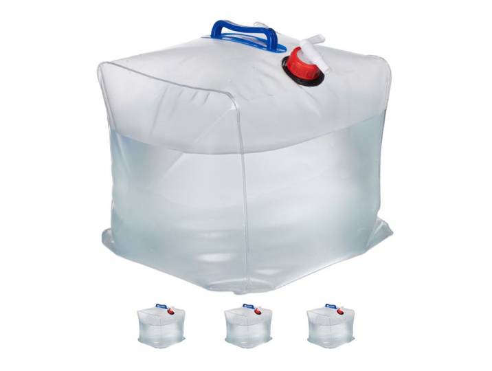 Relaxdays Bidons d’eau pliant 20 L en lot de 8
