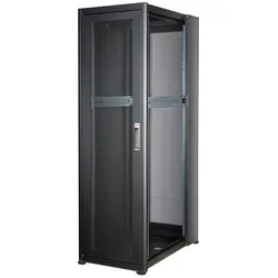 Roline 19-Zoll Serverschrank Basic (42 HE, 19 Zoll Rack), Serverschrank, Grau, Schwarz