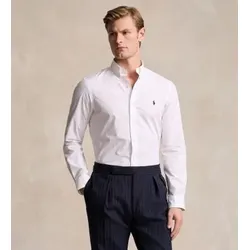 Polo Ralph Lauren für Herren. 710928254002 Stretch-Popeline-Popelinehemd Slim Fit weiß (XXL), Lässig, Baumwolle, Klassisch, Langarm