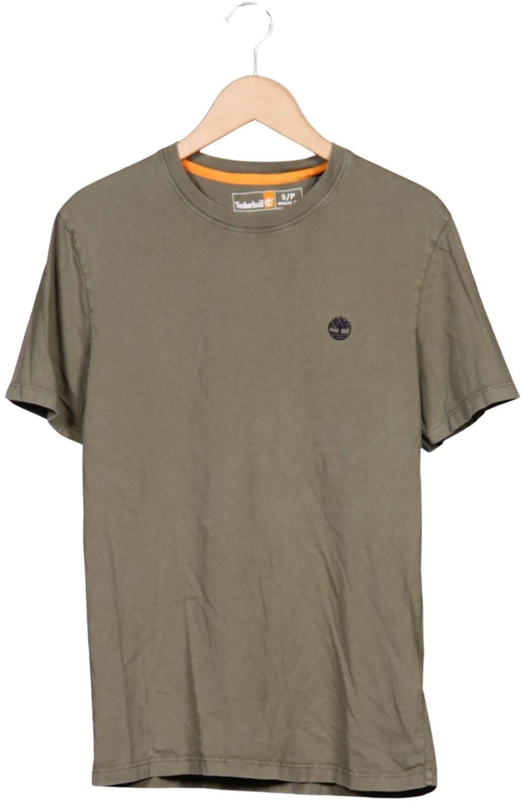Timberland Herren T-Shirt, Grün, Gr. S, Baumwolle - Second Hand