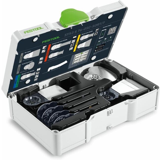 Festool Kit de lames de scie pour outil oscillant SYS3 S 76-OSC-SORT/7 (578116)