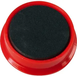 ALCO Kraftmagnet Metall Kunststoff 38mm TG 2500 g rot VE=10x10 Stück