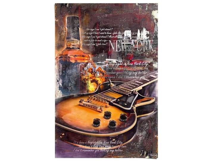 Poster Guitar Blues Night 91,5 x 61