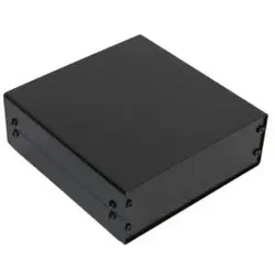 RS PRO Aluminium Alu-Gehäuse Schwarz Aussenmass 185 (Gehäuse), Elektronikzubehör + Gehäuse, Schwarz