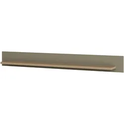 WANDBOARD Salbei grün, Eiche 150 cm, Wandregal skandinavisch