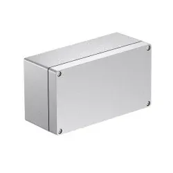 OBO 2011394 Aluminiumleergehäuse mit beschichtbarer Oberfläche 220x120x90 Aluminiumdruckguss Chrom III Beschichtung Mx 221209 CR3