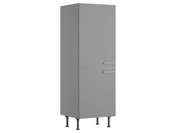 Optifit Geräteumbauschrank, Grau, 1 Fächer, einzeln stellbar, 60x176.6x58.1 cm, Made in Germany, DIN EN ISO 14001, DIN EN ISO 50001, DIN EN ISO 9001, Zusatzausstattung erhältlich, Küchen, Küchenmöbel, Küchenschränke, Geräteumbauschränke