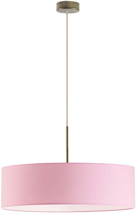 17 Stories Aubrionna 4 - Light Drum Pendant Light Pink/Antique (Old) Gold