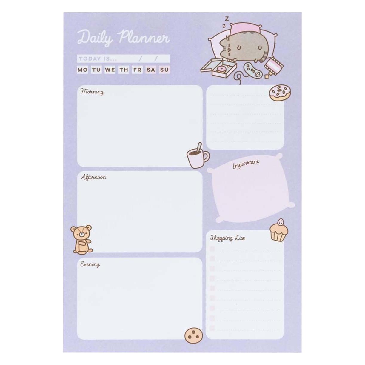 Pusheen - Tagesplaner aus der Moments-Kollektion, 54 A5-Seiten (A5) (BNE0029)