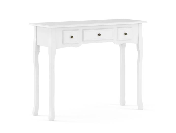 Konsolentisch ANDY mit 3 Schubladen 100 x 78 cm weiss