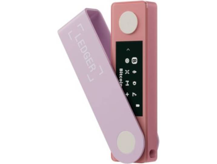 Ledger - Crypto Wallet Nano X - Rose Pastel