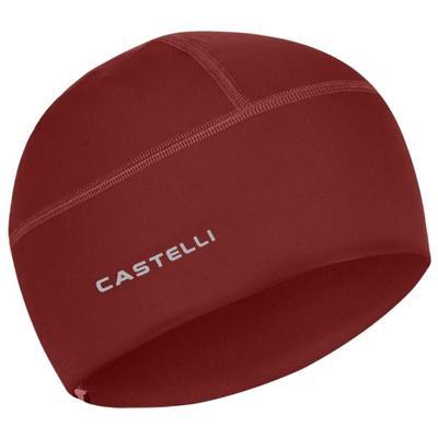 Castelli - Pro Thermal 3 Skully - Radmütze Gr One Size rot