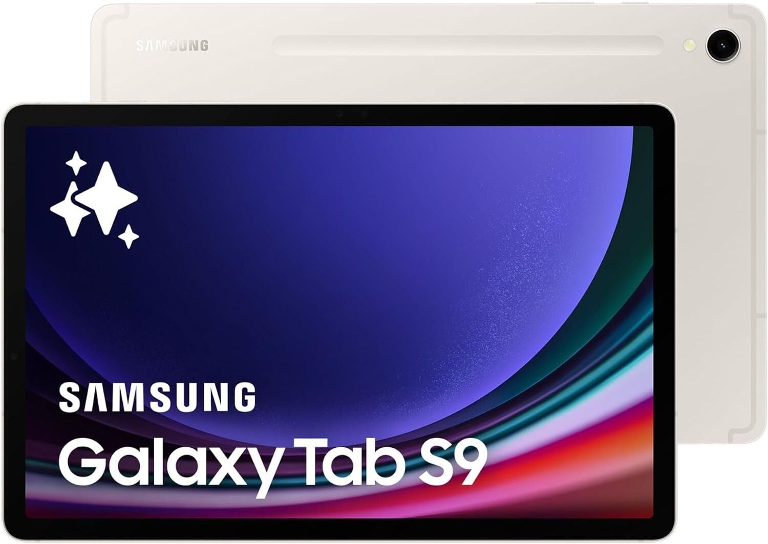 Gadcet Chadwell Heath Samsung Galaxy Tab S9 11" 128GB Beige Wi-Fi Tablet, New