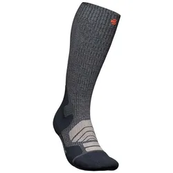 BAUERFEIND SPORTS Outdoor Merino Kompressionssocken Herren lava grey M 46-49