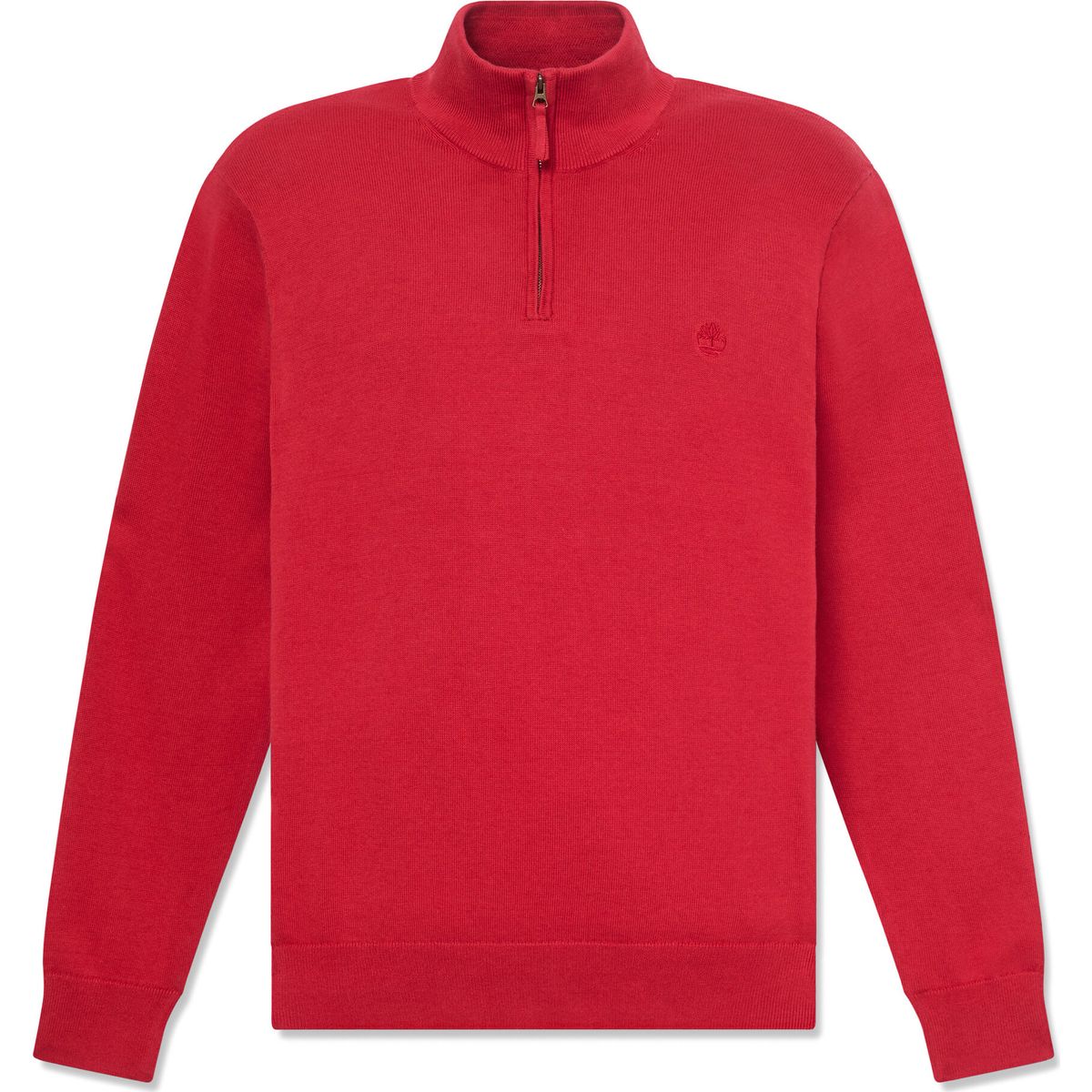 Timberland Mens Cotton 1/4 Zip Sweater rhythmic red 3XL TBC0YHAYAI71-3XL