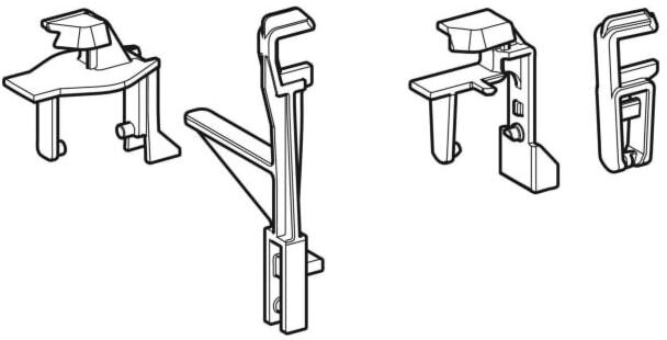 Geberit Umbauset Spülventil 242825001 zu Unterputz-Spülkasten Sigma 12cm /Omega