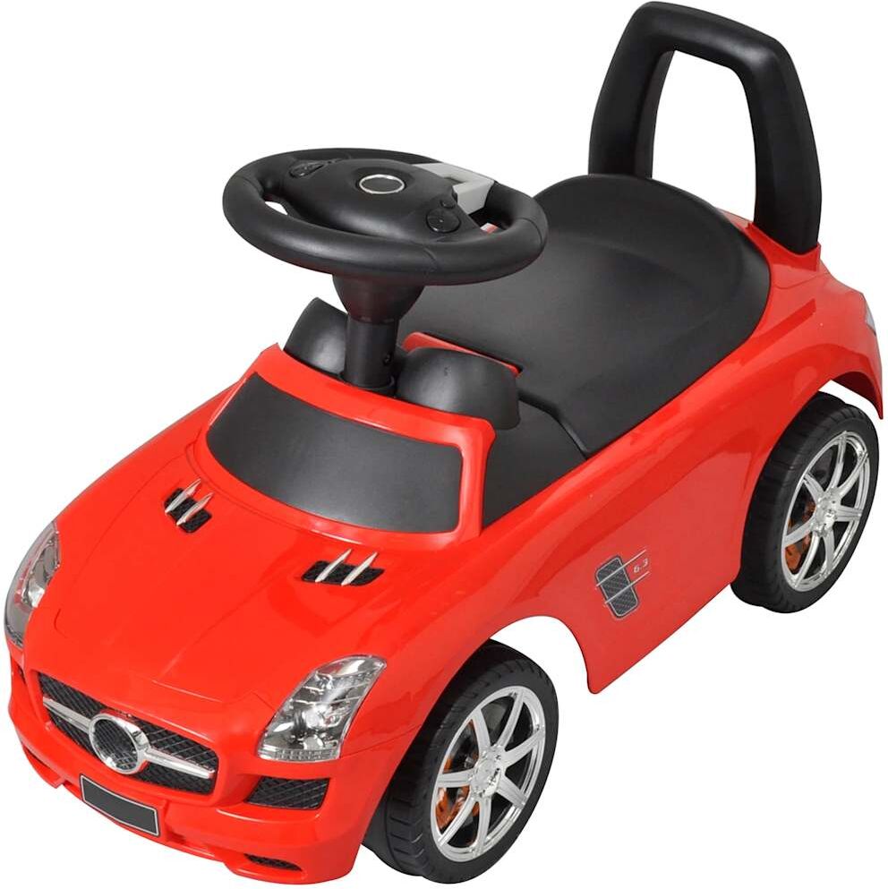 vidaXL Voiture à pousser par pieds pour enfants rouge