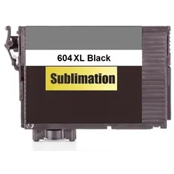 Sublimationstintenpatrone wie Epson 604XL schwarz, black