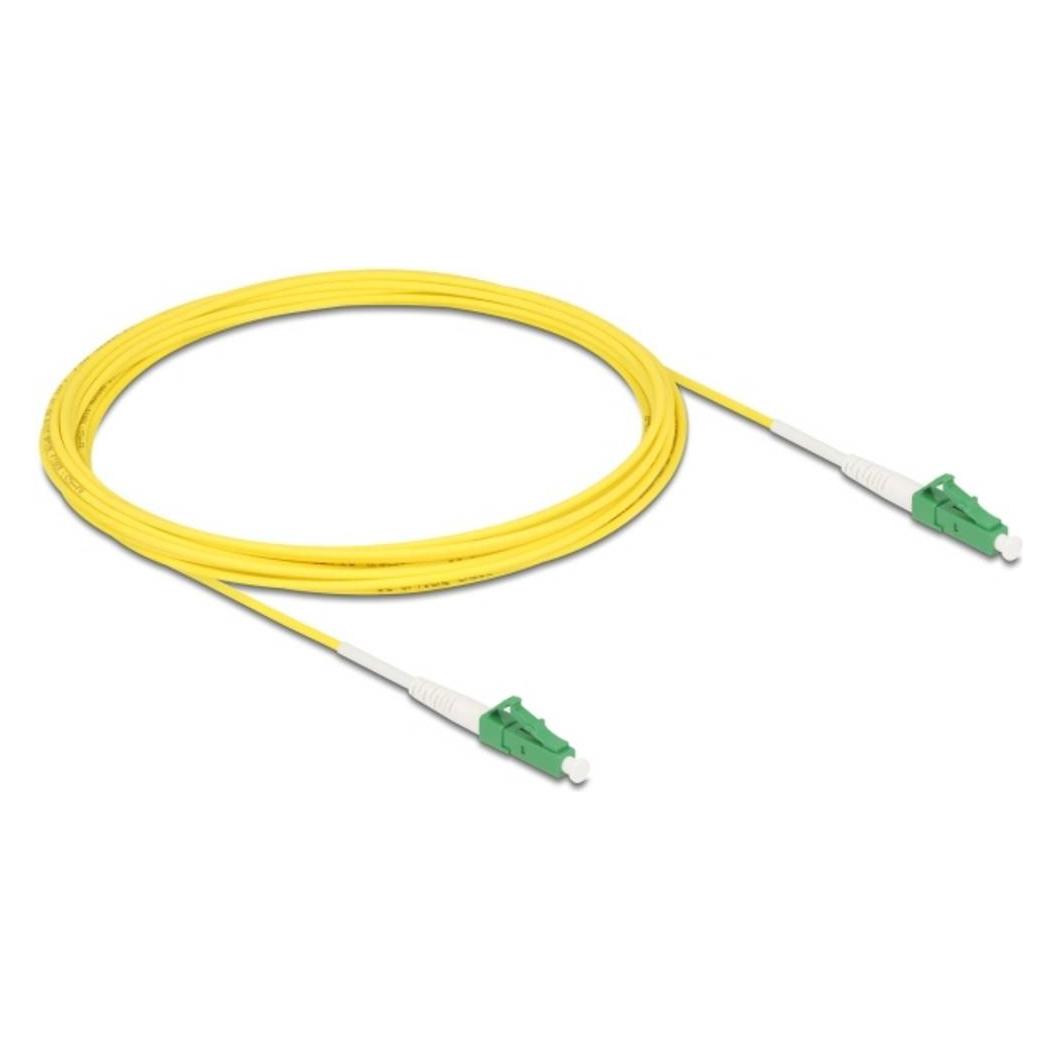 Delock 83232 - Kabel Lichtwellenleiter LC-APC zu LC-APC Simplex Singlemode OS2 5 m (5 m) (83232)