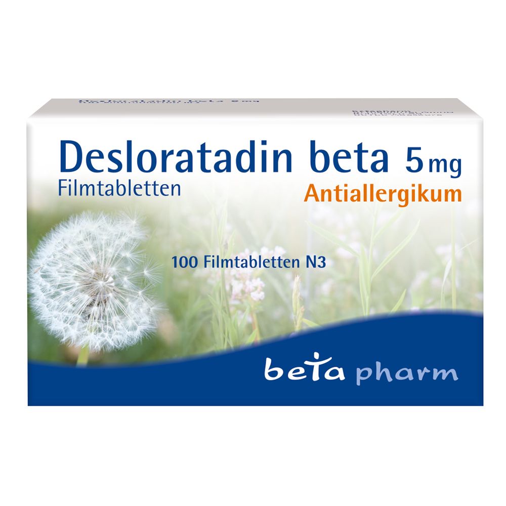 Desloratadin beta 5 mg Filmtabletten 100 St