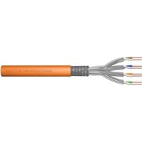 Professional Cat7 S/FTP Verlegekabel simplex, Dca orange, 250 Meter Trommel
