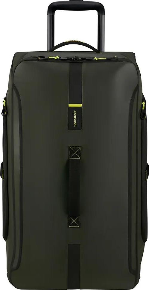 Samsonite Paradiver Light, Karre, Soft Shell, Grün, Jungle Green, 2 Rad/Räder, Fronttasche, Seitentasche