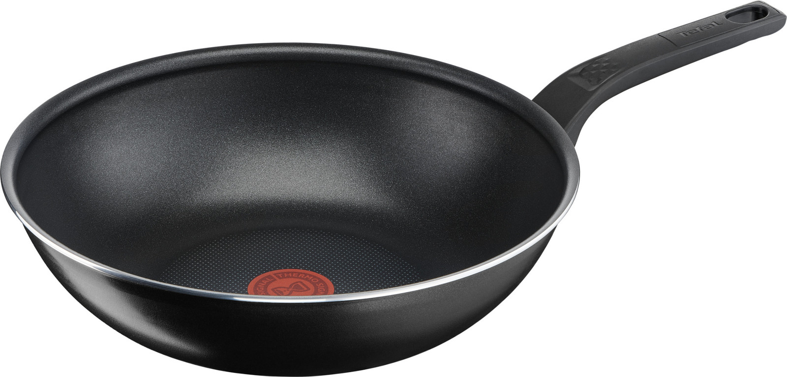 Tefal Simply Clean B5671953 Wok- en braadpan, Rood/Zwart, Titanium en Aluminium, 3,6 liter