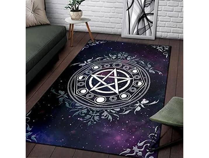 Tapis de salon Corbeau Et Loup Arbre De Vie - Flanelle - 60x90cm - Multicolore