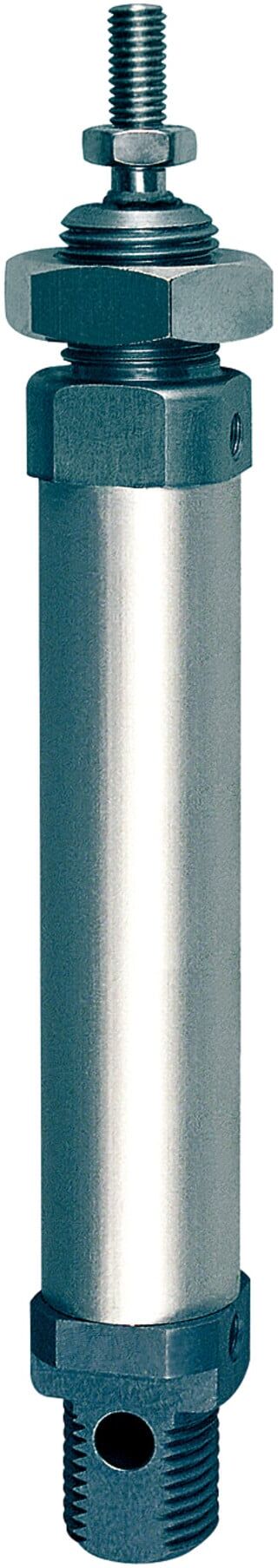 Riegler Rundzylinder, doppeltwirk., Magnet, Kol.-Ã˜25, o.D., Hub 100, G1/8 (1.DM.25100)