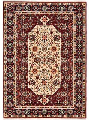 Style Haven Leander Persian Inspired Fringed Wool Blend Area Rug