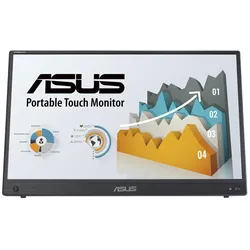 ASUS ZenScreen Touch MB16AMTR tragbarer 15,6 Zoll FHD Touch Monitor mit Akku