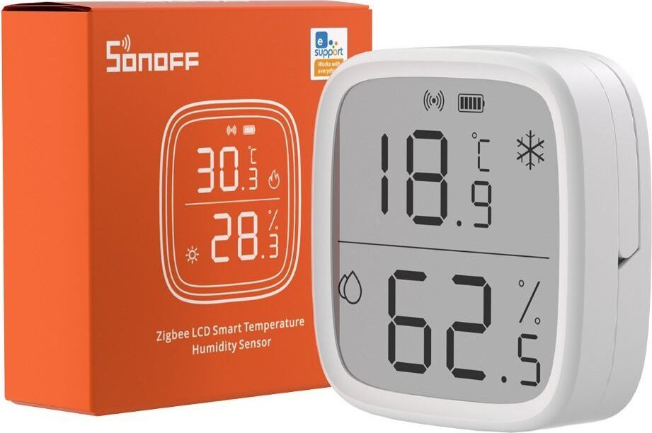 SONOFF SNZB-02D temperatuur- en luchtvochtigheidssensor met display