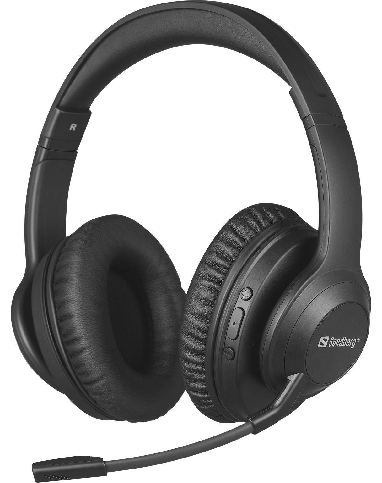 Sandberg Bluetooth-hoofdtelefoon Pro met actieve en passieve ruisonderdrukking (ANC+ENC)