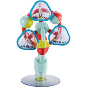 Sophie-la-Girafe Motorikspielzeug Tischspielzeug mit Saugnapf, Aktivitätsspielzeug aus Kunststoff, ab 6 Monate
