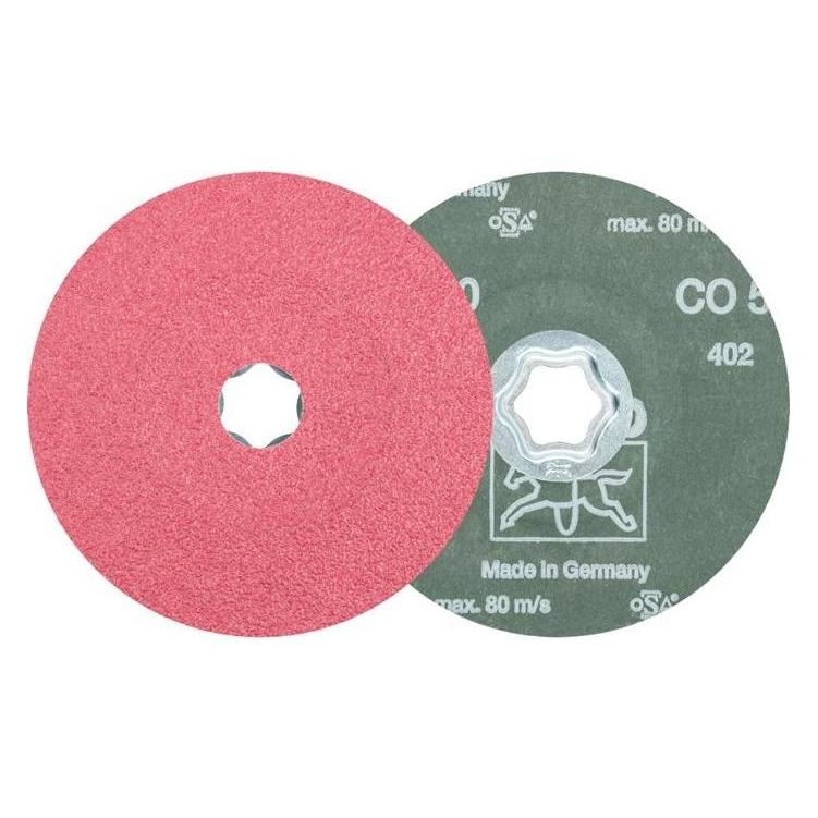 Pferd Fiberscheibe COMBICLICK CO Ø 125 mm Körnung 50 Stahl, Guss, Aluminium Keramikkorn (50) (64192105)
