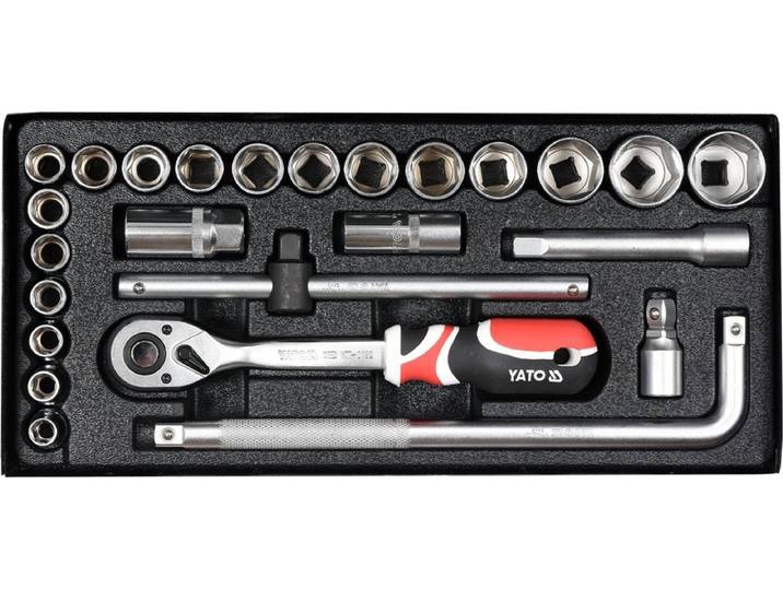 YATO Ratelsleutel set 1/2 en accessoires - 25 stuks